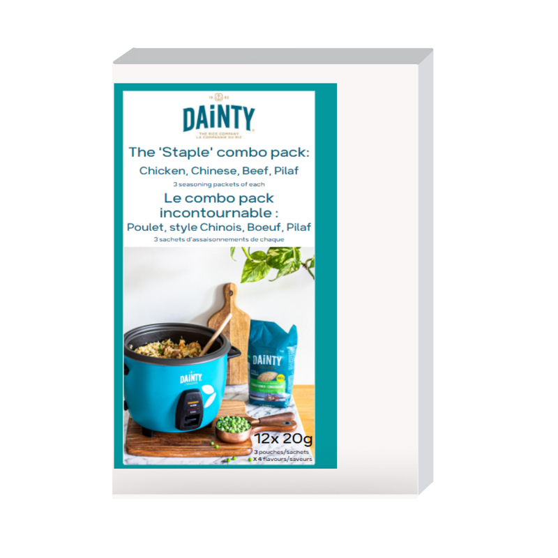Dainty Rice Seasoning Pouches - The "Staples" Combo